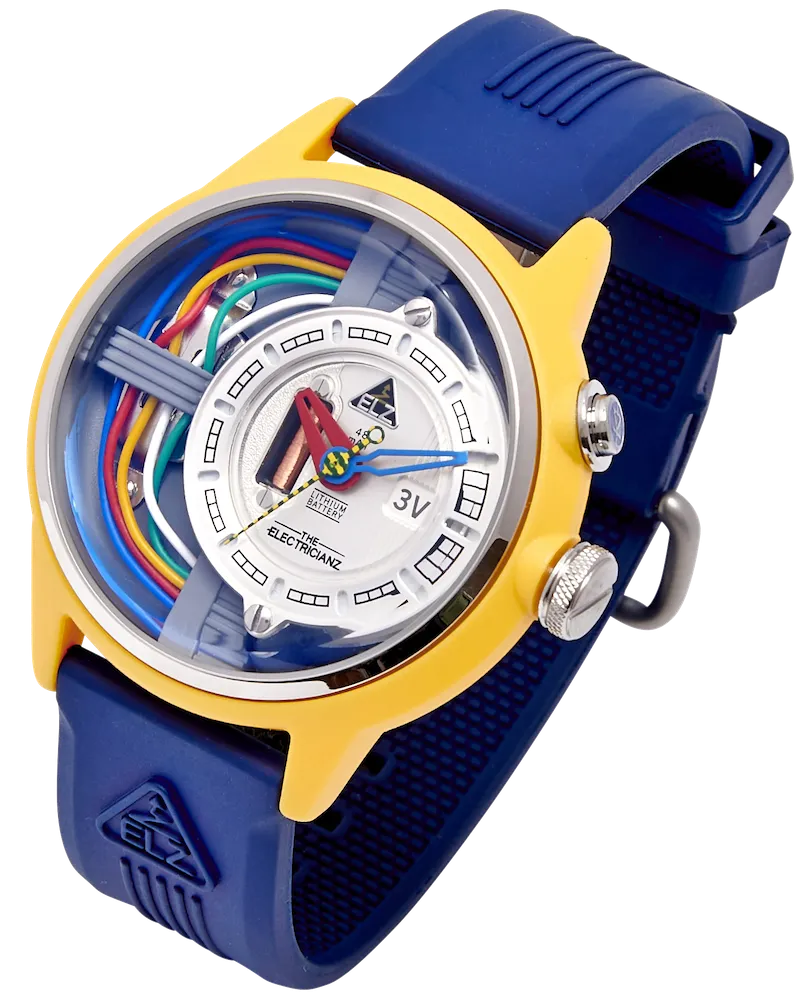 ELEC Watch Nylon Cable Z 45mm Blue Rubber