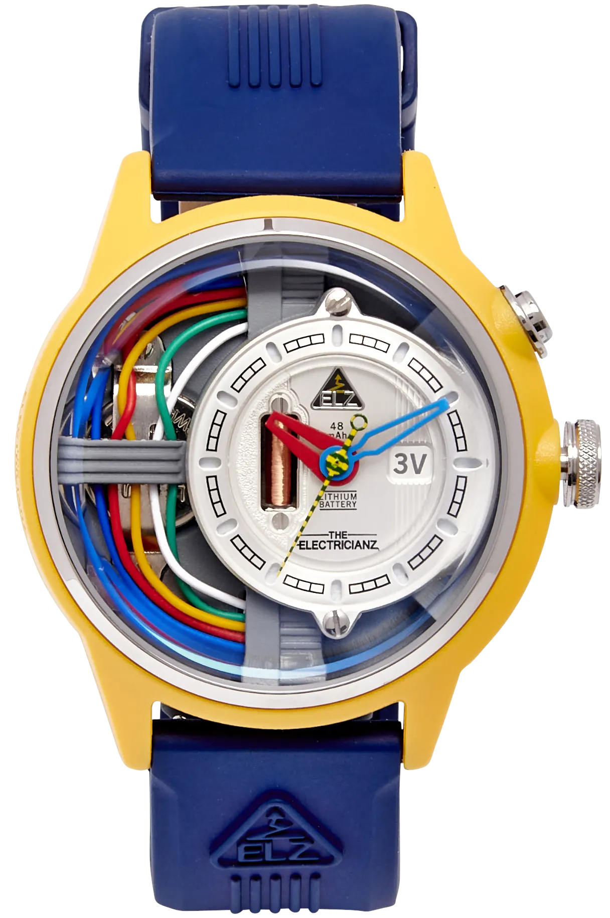 ELEC Watch Nylon Cable Z 45mm Blue Rubber