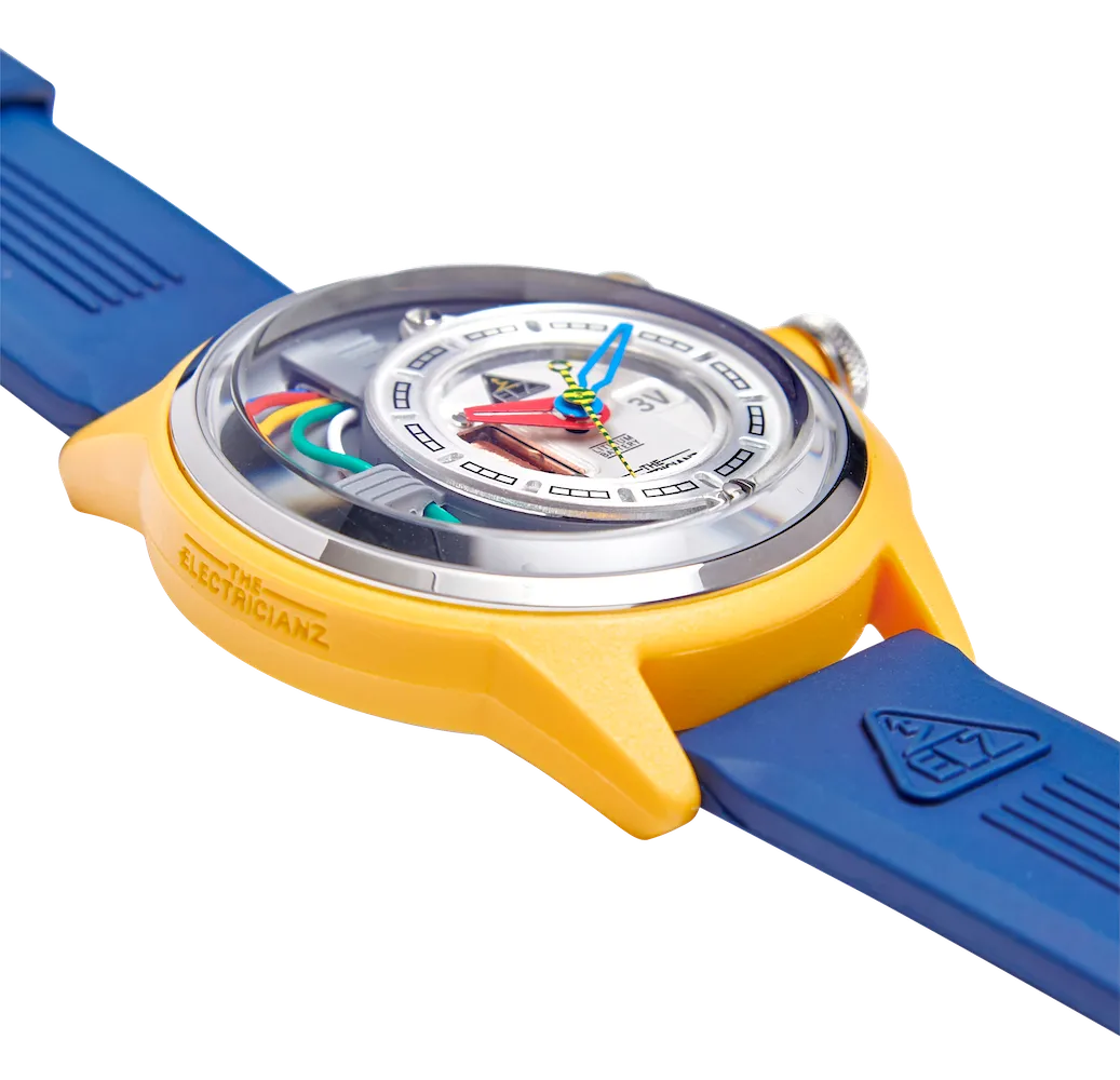 ELEC Watch Nylon Cable Z 45mm Blue Rubber
