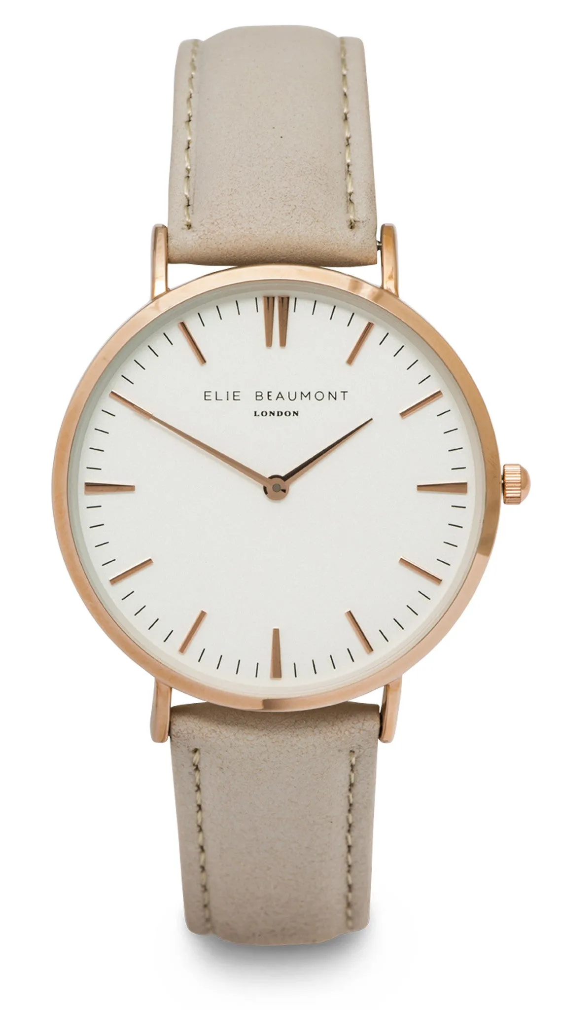 Elie Beaumont Oxford Large Ladies Watch - Black on Mustard