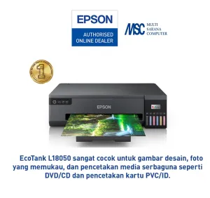 EPSON Printer L18050 L-18050 L 18050 Wifi Foto ID Card A3 / A3  pengganti L1800 Ink Tank Wireless