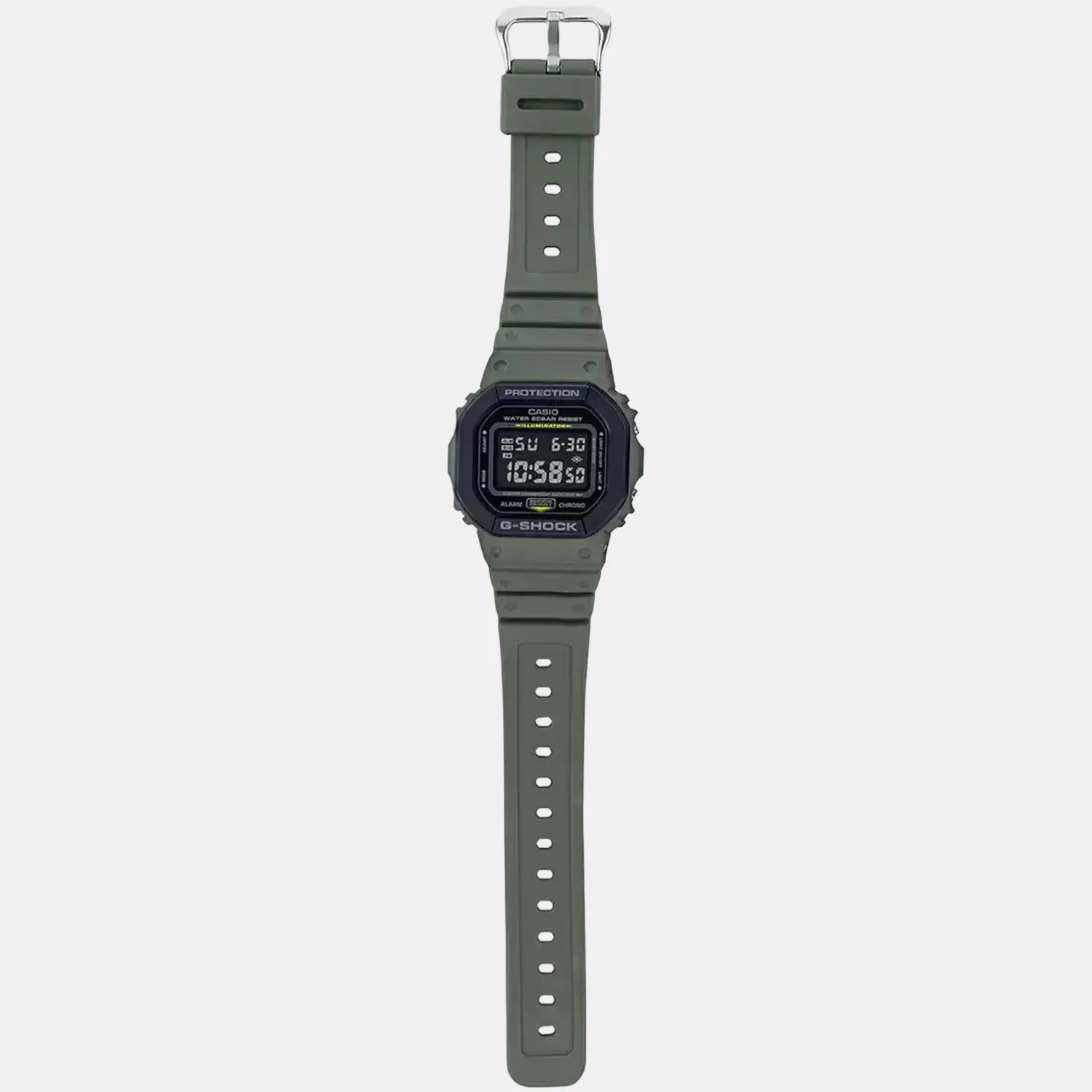 G-Shock Men's Green Digital Resin Watch G1015 - DW-5610SU-3DR