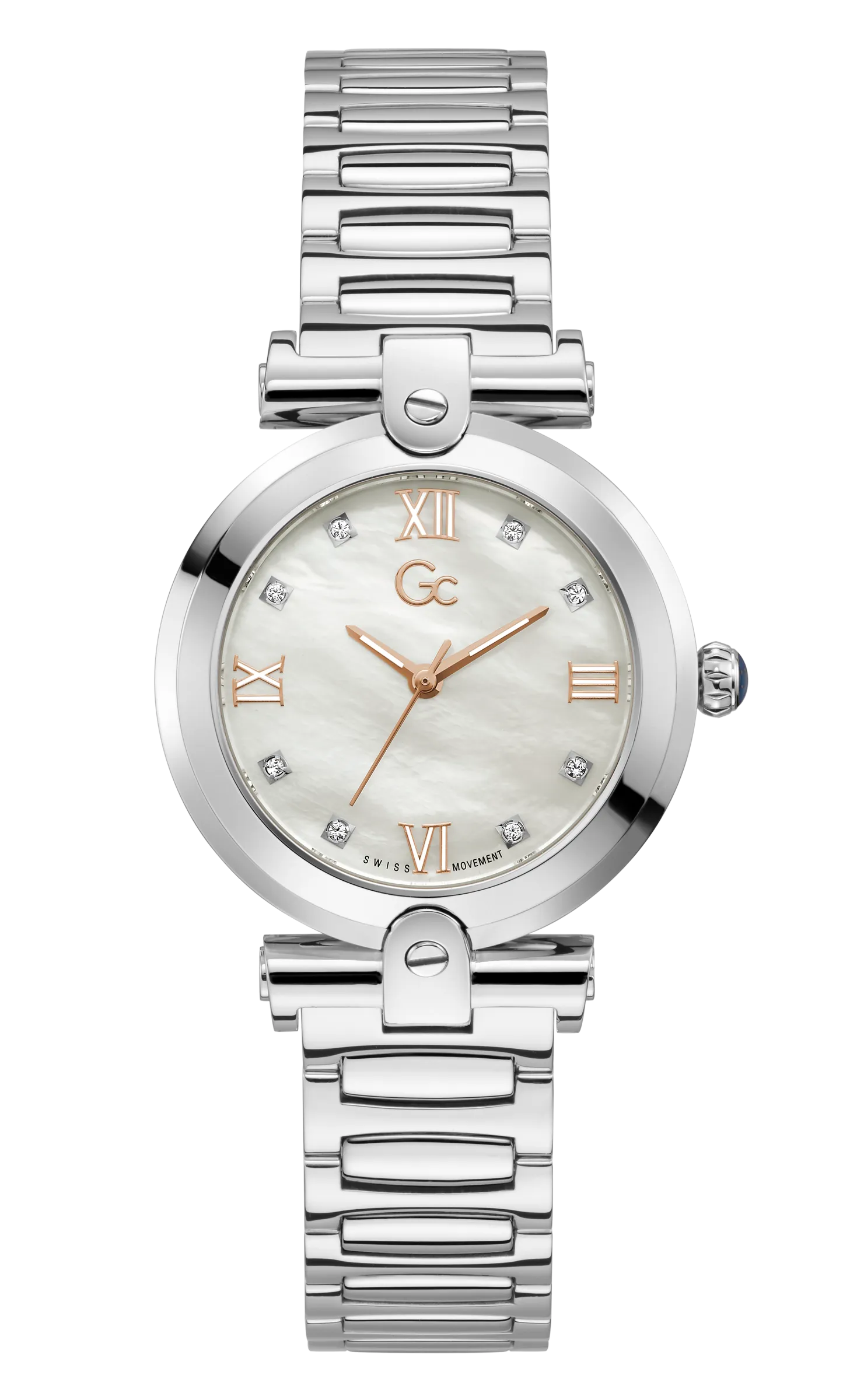 GC White Dial Quartz Analog Women Watch - Y96003L1MF