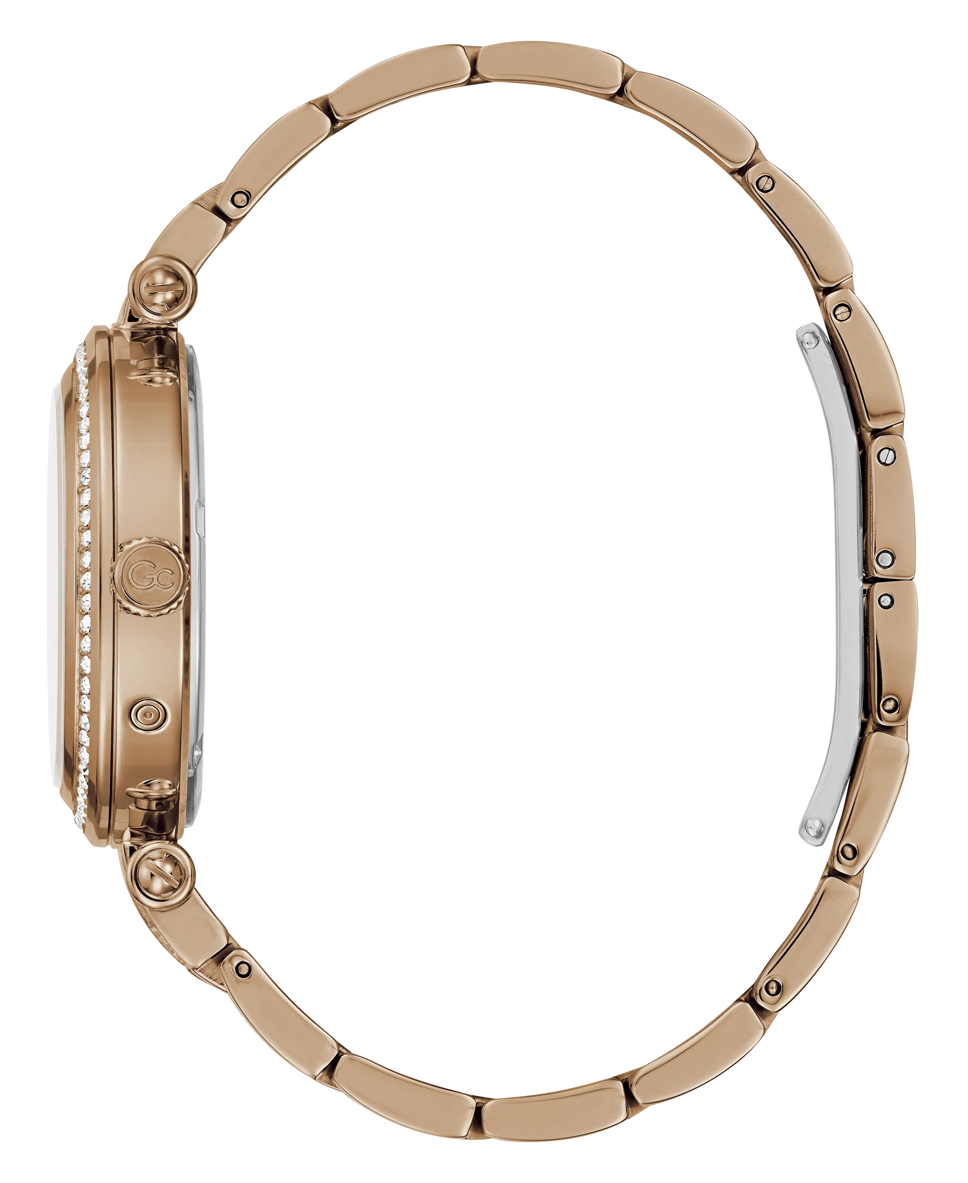GC White Dial Quartz Day & Date Women Watch - Y78004L1MF