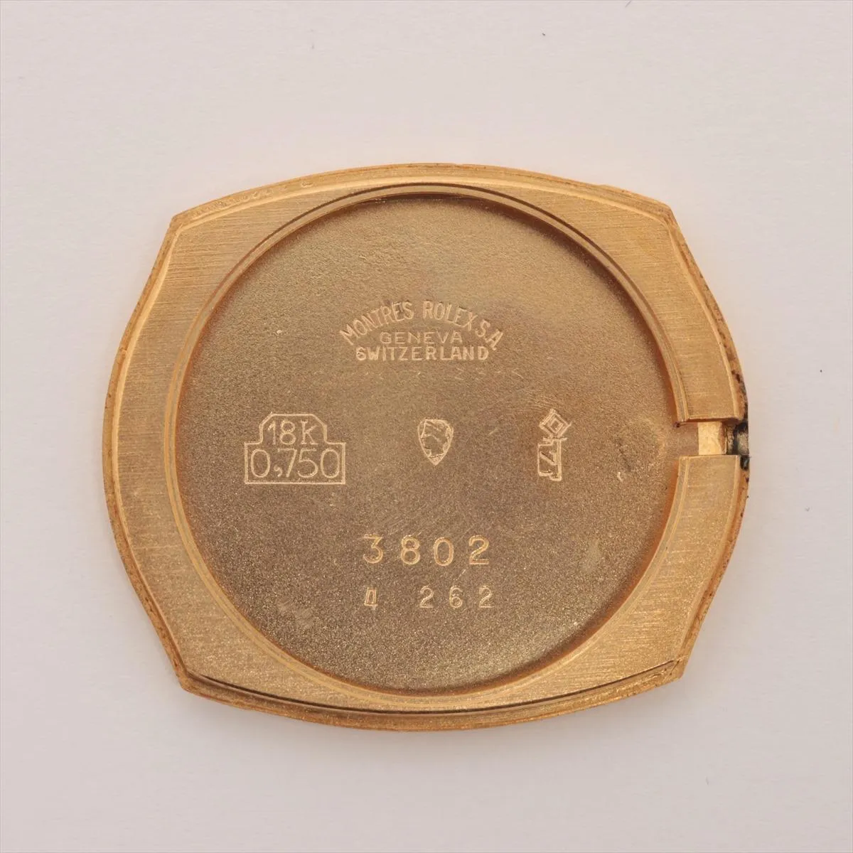 Genuine 18k Rolex Watch. ROLEX Cellini 3802 Mechanical Windup. Milanese bracelet