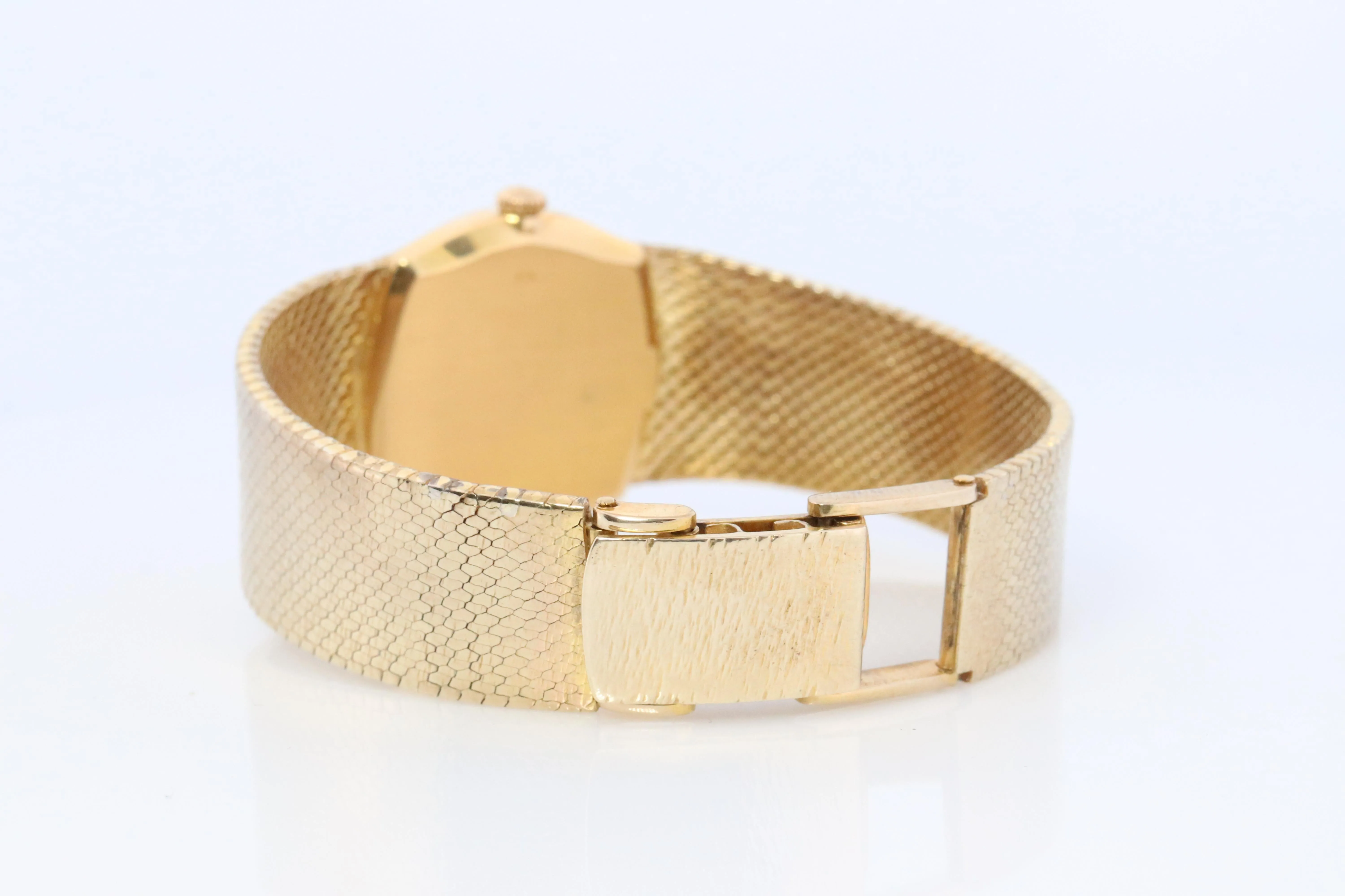 Genuine 18k Rolex Watch. ROLEX Cellini 3802 Mechanical Windup. Milanese bracelet