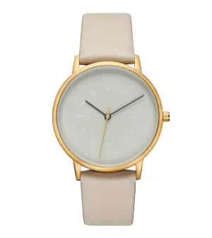 Gold and Pebble with Grey Watch | Lyka