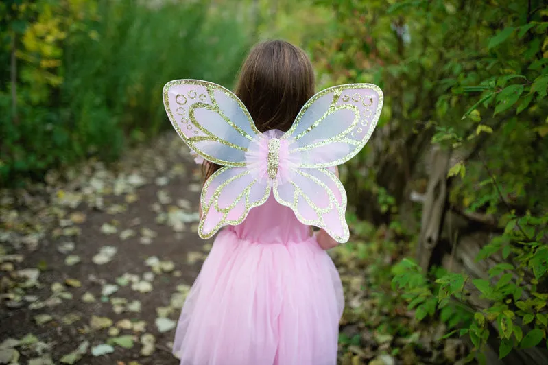 Gold Sequins Butterfly Dress and Wings | Size 5-7
