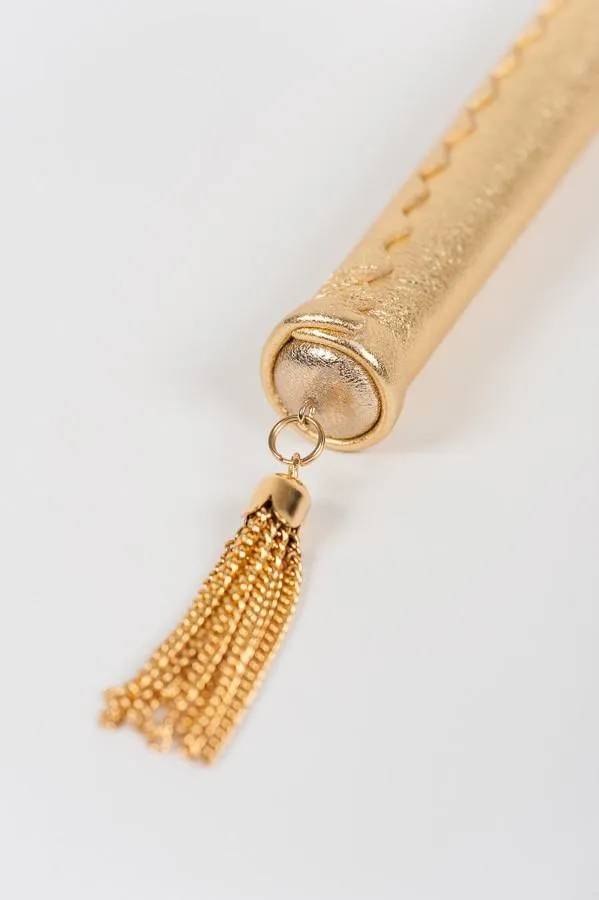Golden Leather Crop