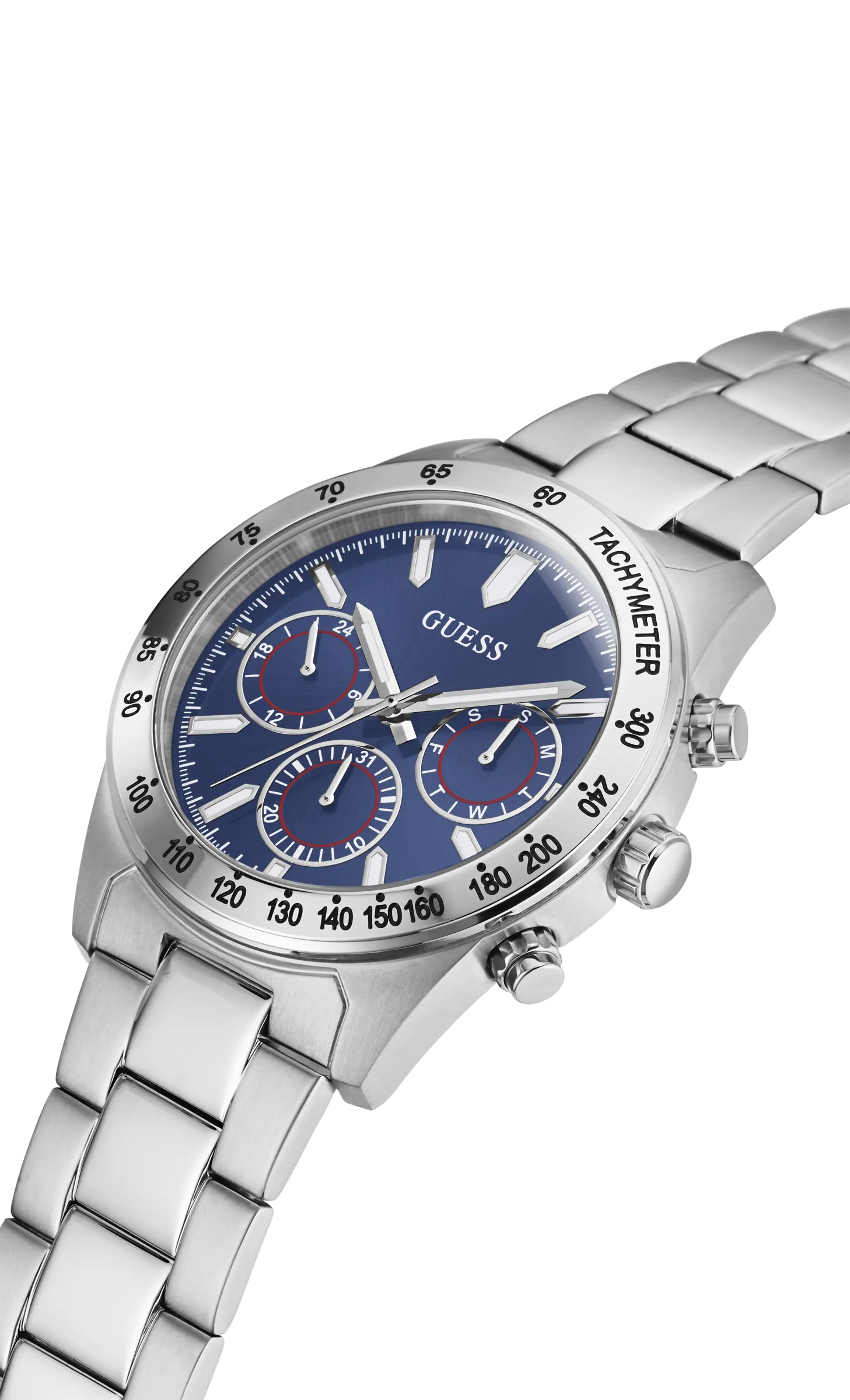 Guess Men Blue Dial Analog Watch - GW0329G1