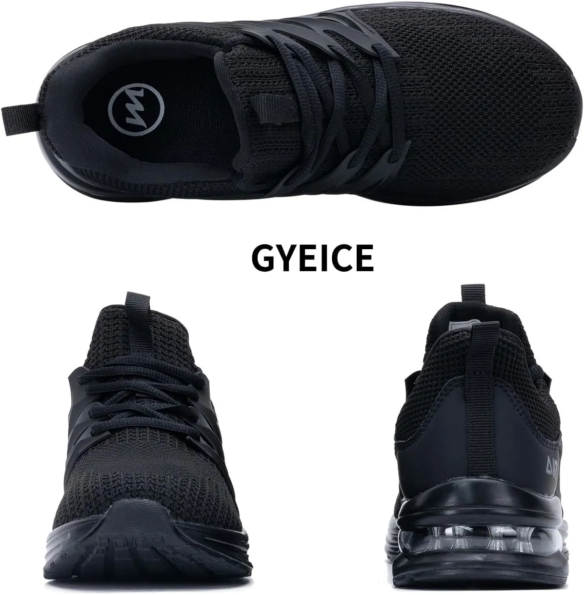 Gyeice Womens Air Running Shoes Lightweight Breathable Fashion Tennis Sneakers Gym Sport Walking Slip on Footwear US 5.5-11