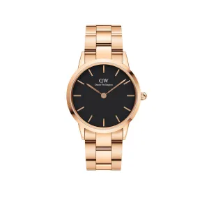 Iconic Link 36mm - Rose Gold & Black Watch