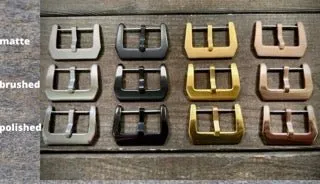Italian bull leather watch strap 4 mm thick, Toro Bull Cognac, handmade in Finland -  16mm, 17 mm, 18mm, 19 mm, 20mm, 21mm, 22mm, 23 mm, 24mm, 25 mm, 26 mm.
