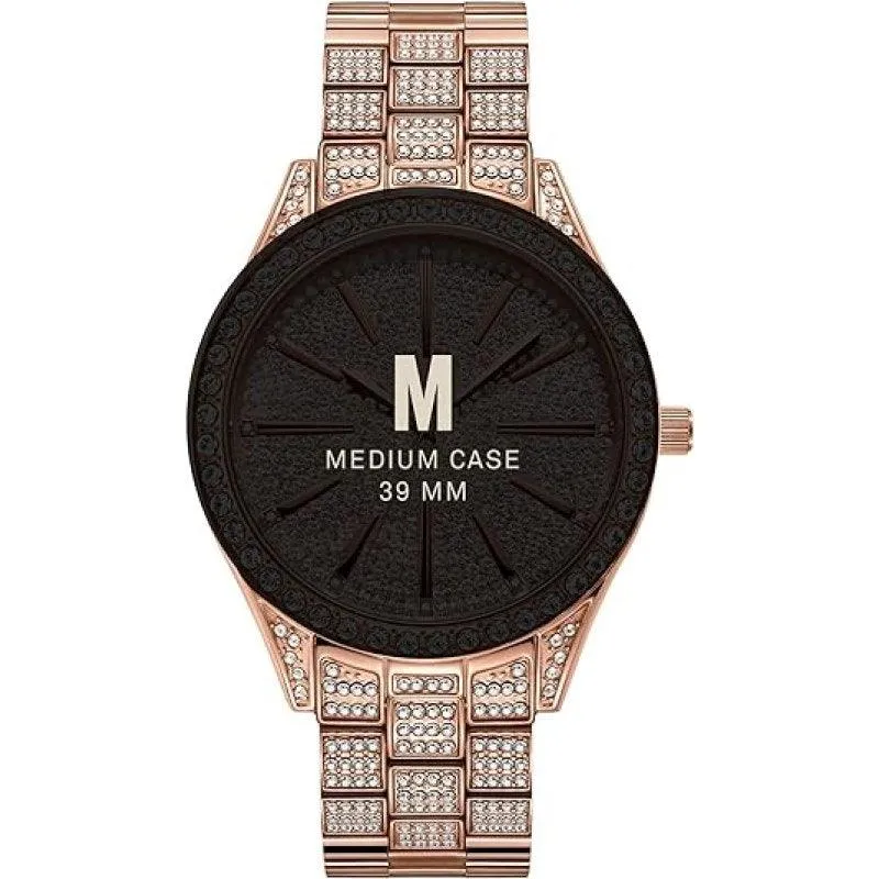 JBW Cristal 0.12 ctw Diamond 18k Rose Gold-Plated Stainless-Steel Women's Watch - J6346B