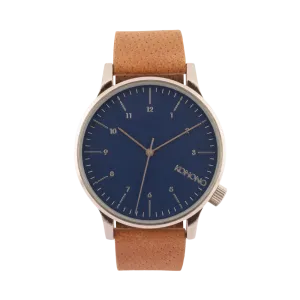 Komono Winston Blue Cognac Watch
