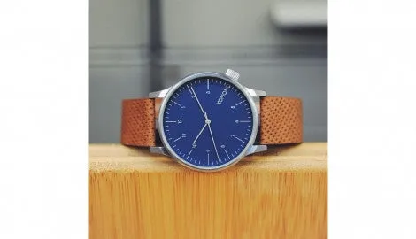 Komono Winston Blue Cognac Watch