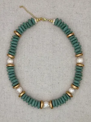Lagos Collar Necklace - Lagoon