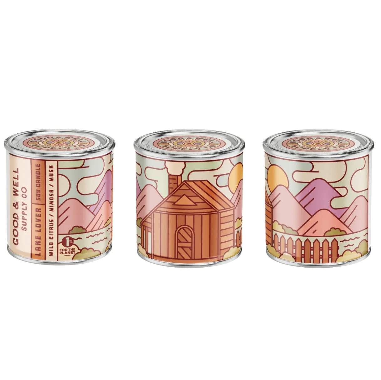 Lake Lover Soy Candle - Happy Camper Collection by Good & Well Supply Co.