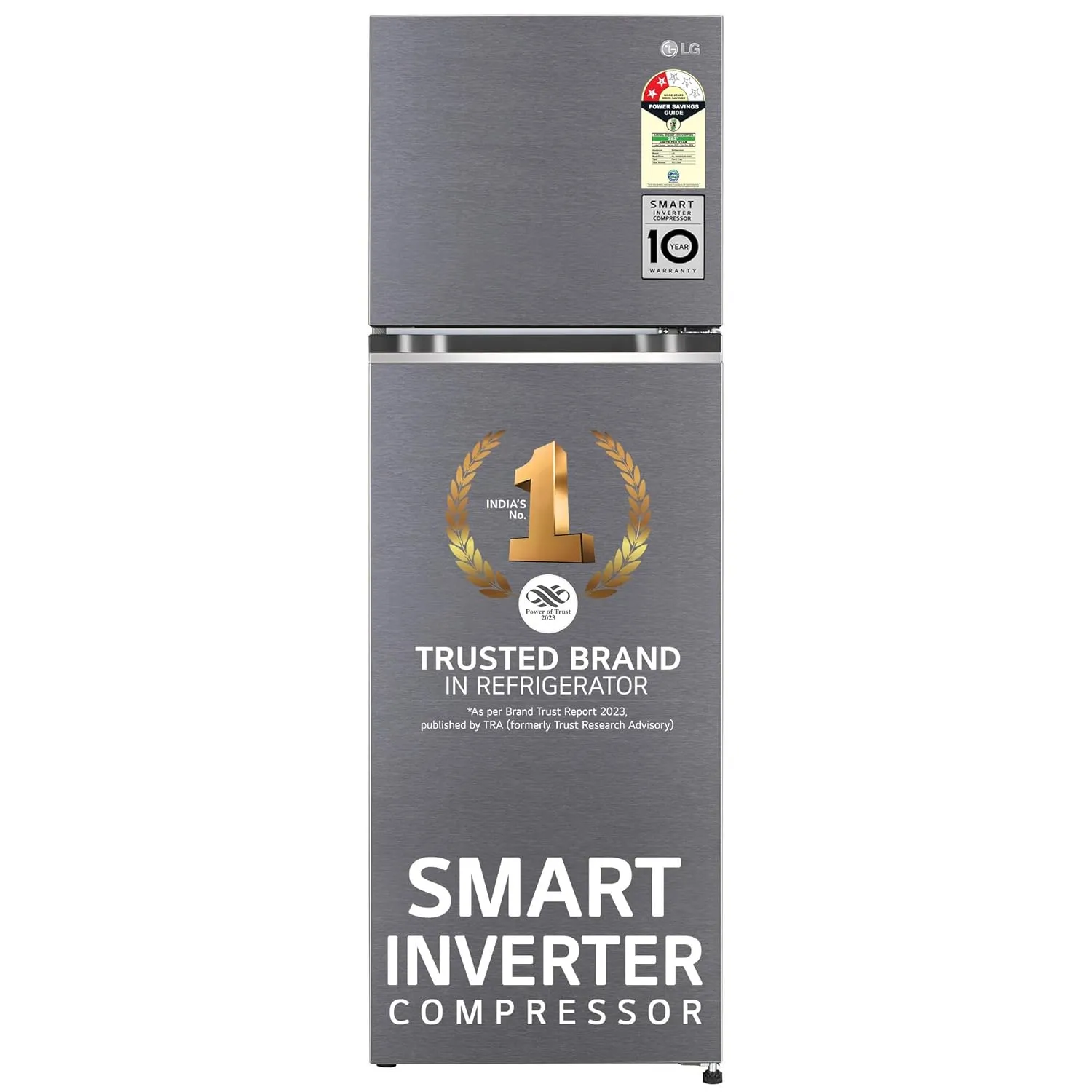 LG GL-T492NPZR 466L Frost-Free Double Door Refrigerator  Smart Inverter, Convertible Freezer, Express Freeze, Door Cooling  (Steel, Made in India)