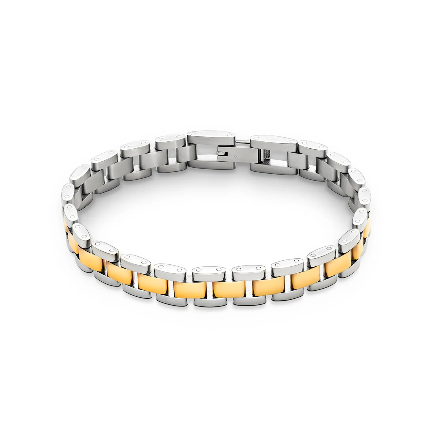 Link Watch Strap Bracelet (Gold/Silver)