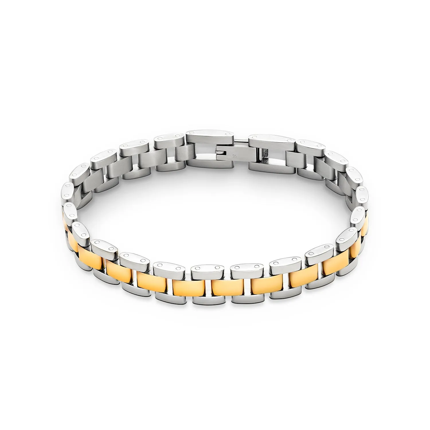 Link Watch Strap Bracelet (Gold/Silver)