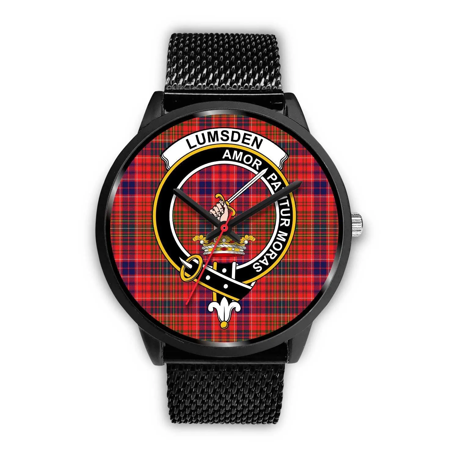 Lumsden Modern Clan Badge Tartan Black Watch