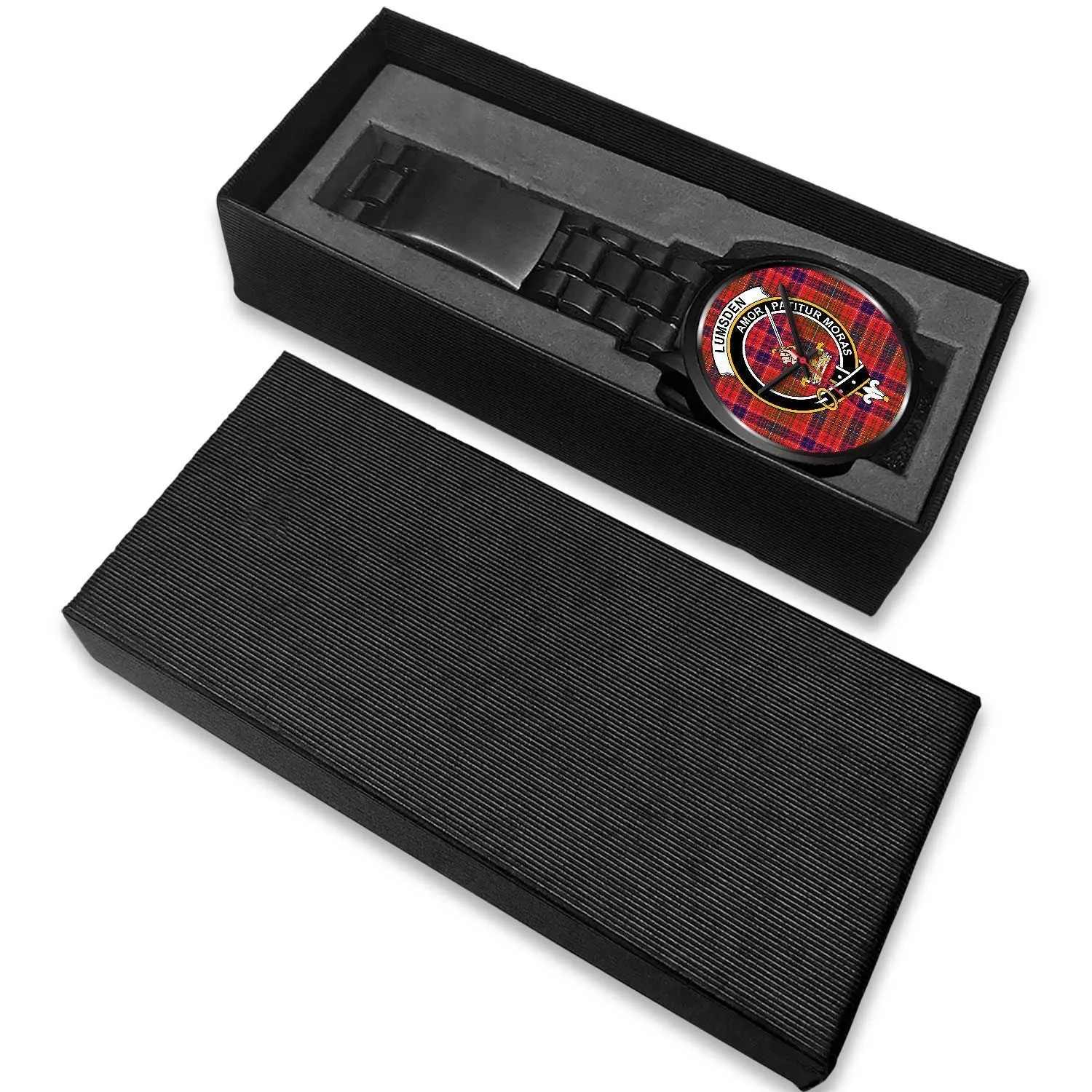 Lumsden Modern Clan Badge Tartan Black Watch