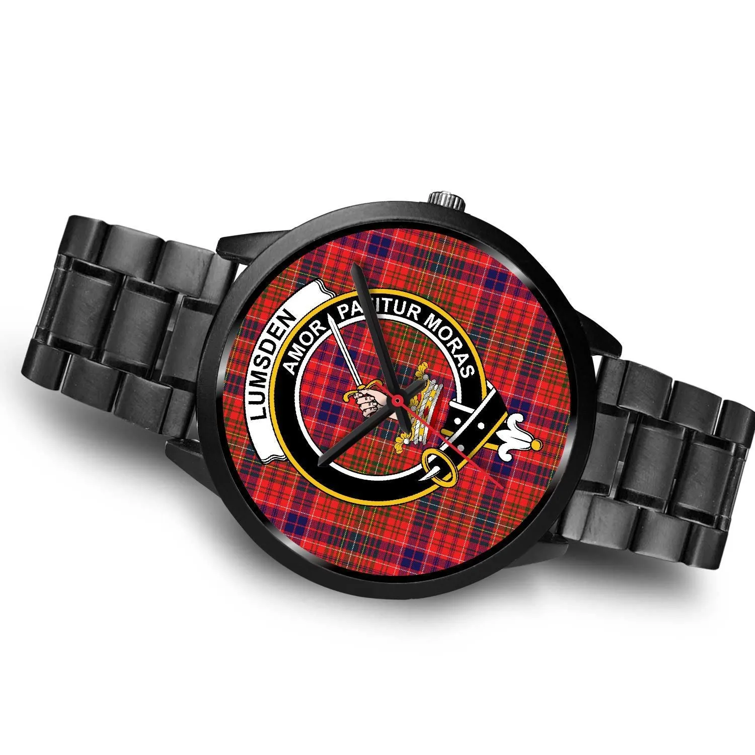 Lumsden Modern Clan Badge Tartan Black Watch