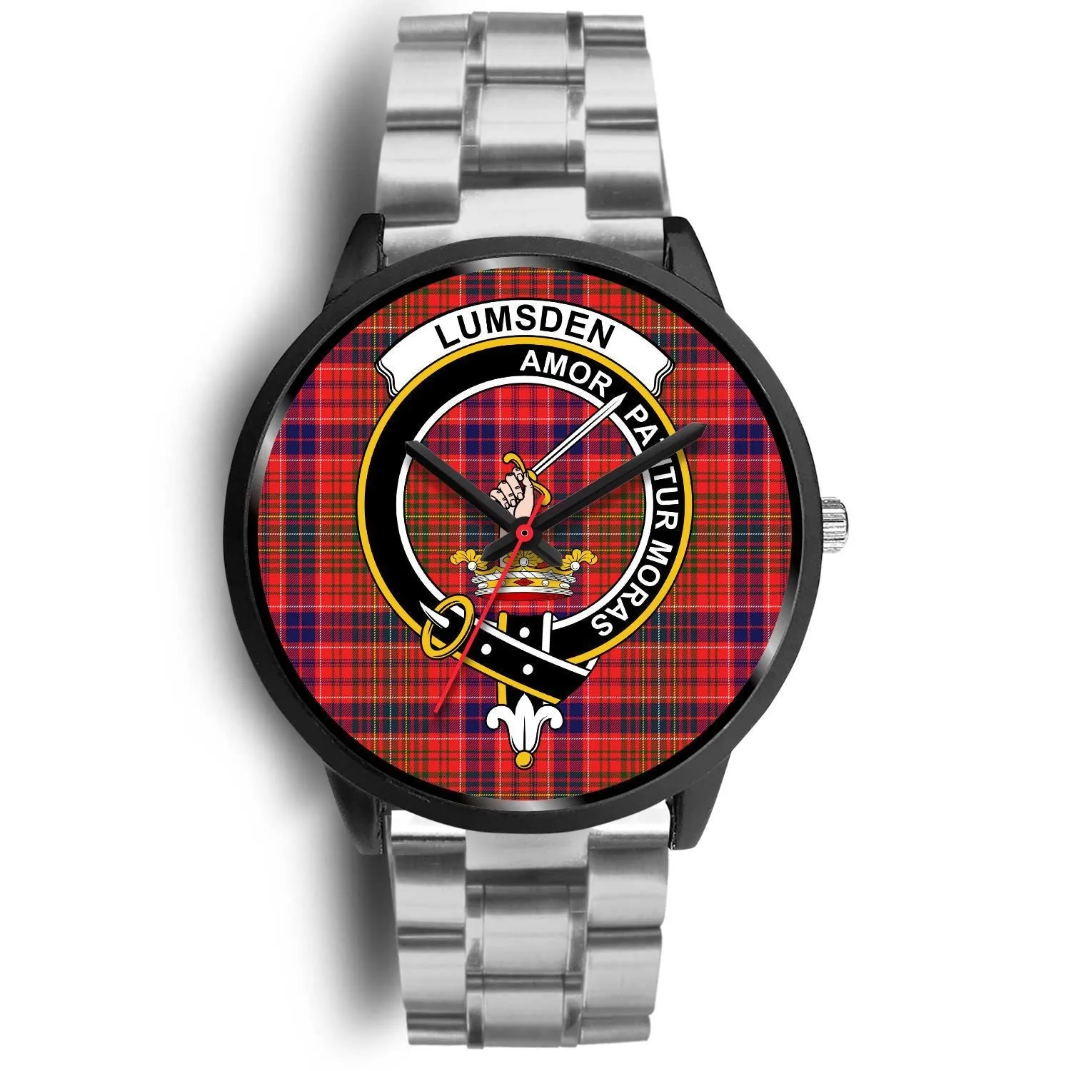 Lumsden Modern Clan Badge Tartan Black Watch