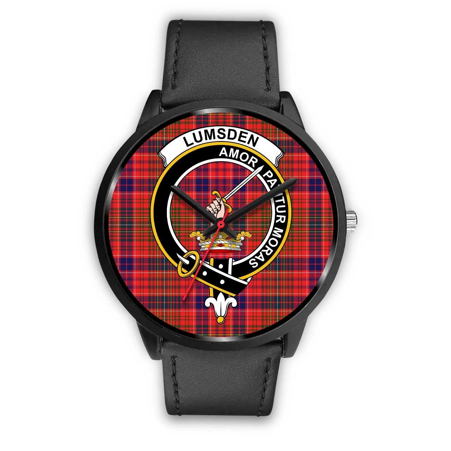 Lumsden Modern Clan Badge Tartan Black Watch