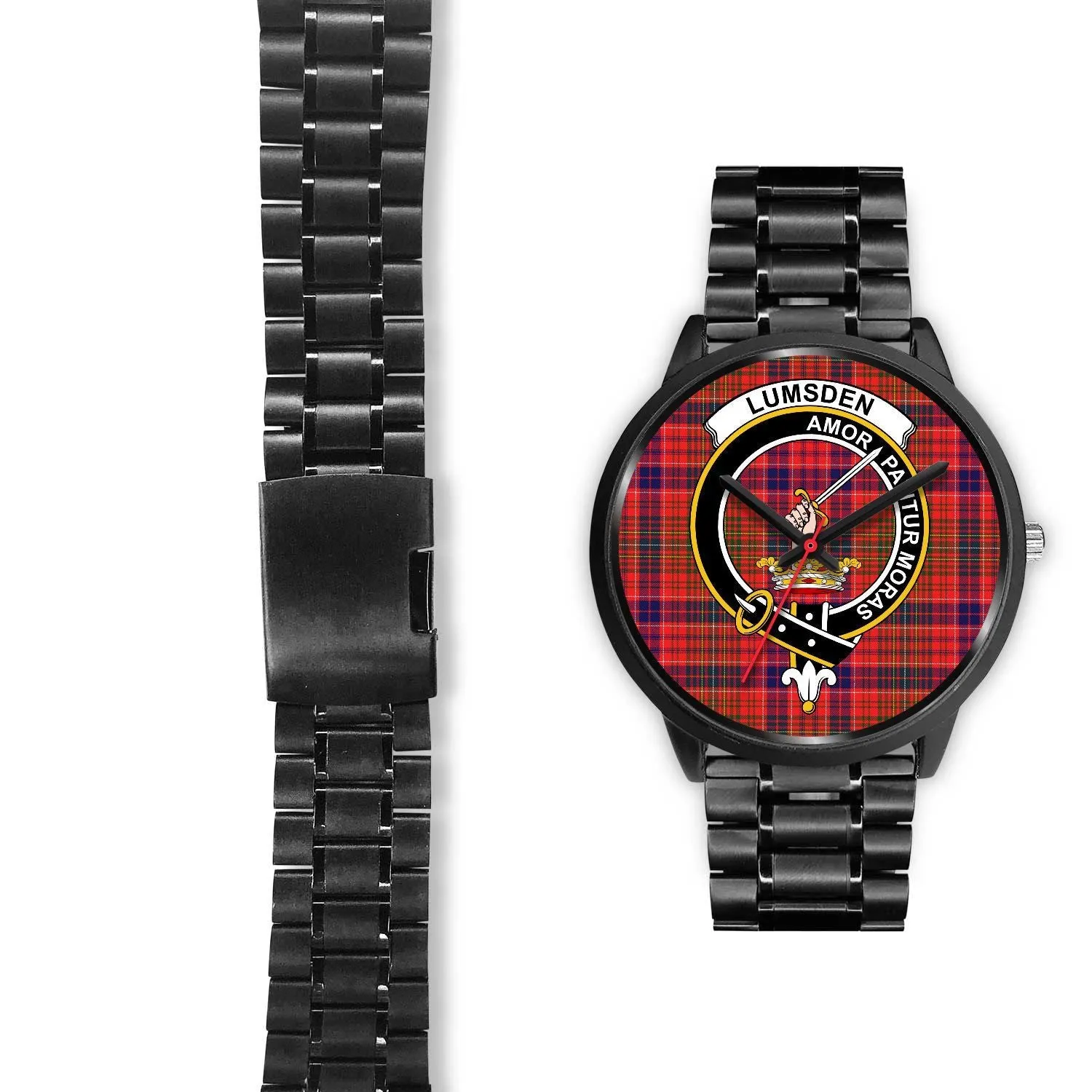 Lumsden Modern Clan Badge Tartan Black Watch