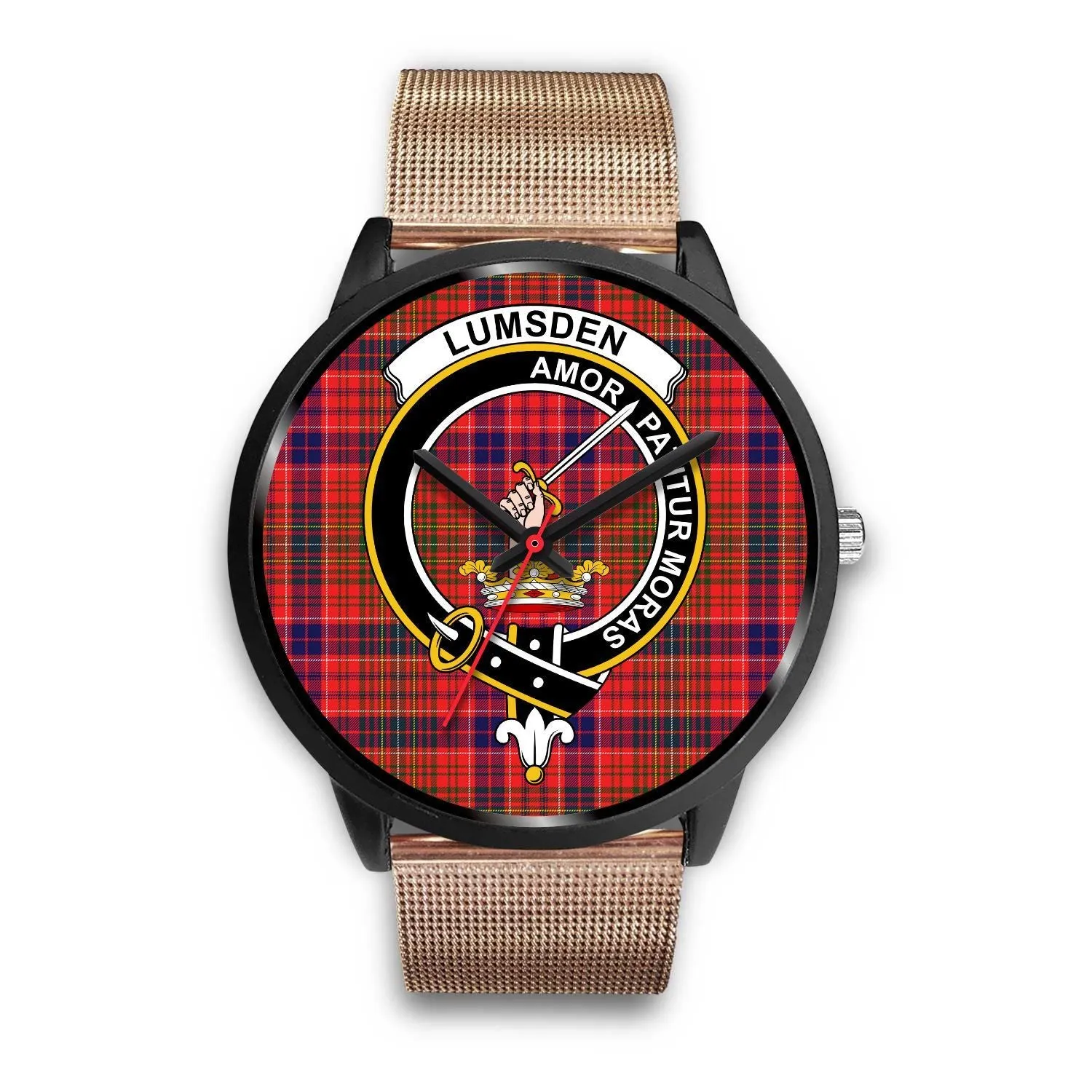 Lumsden Modern Clan Badge Tartan Black Watch