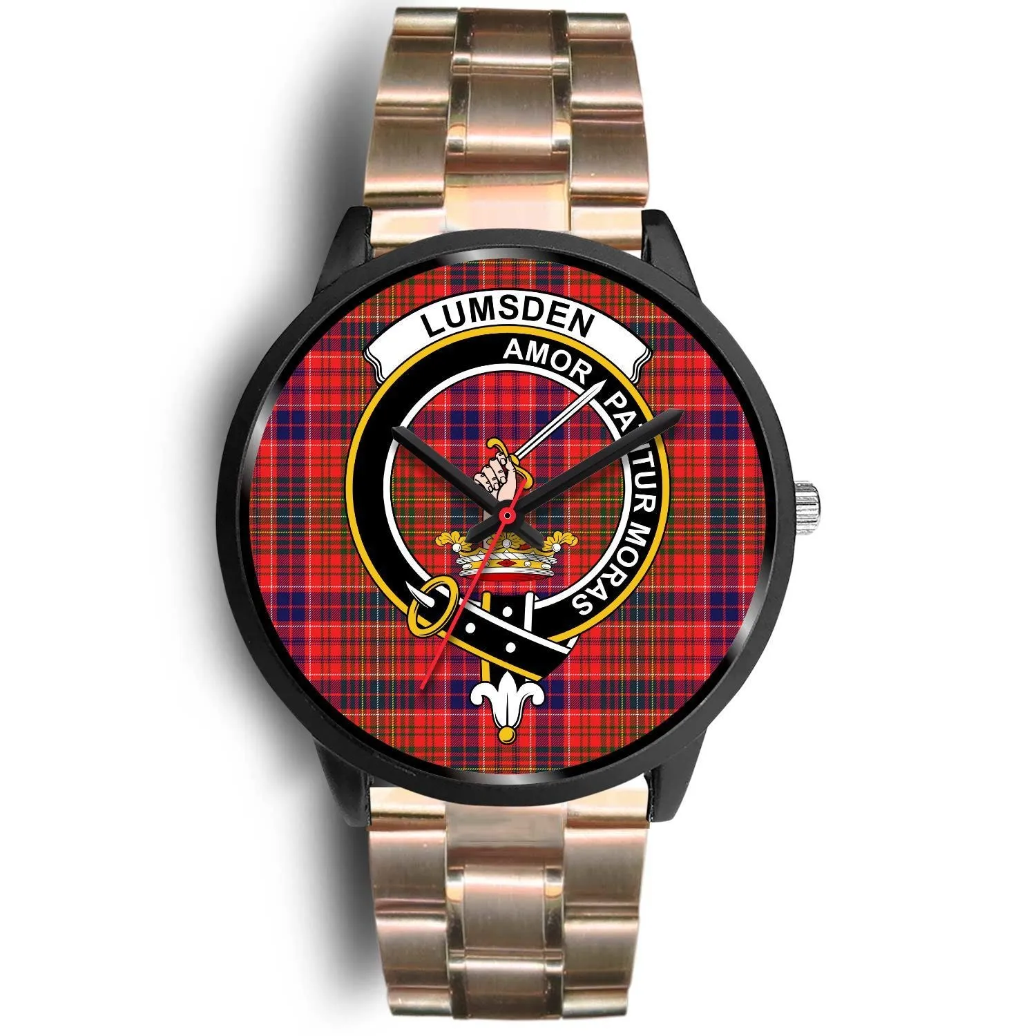 Lumsden Modern Clan Badge Tartan Black Watch