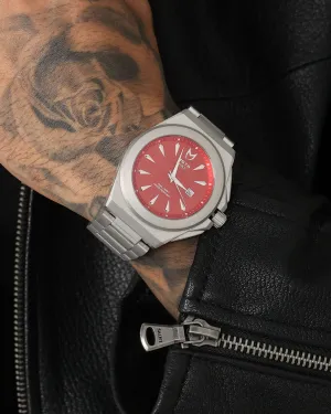 MEISTER NO112SS Noble Quartz 43MM Watch Silver