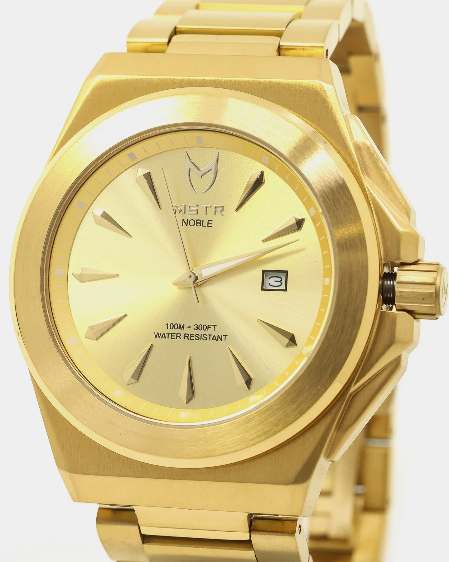 MEISTER NO113SS Noble Quartz 43MM Watch Gold