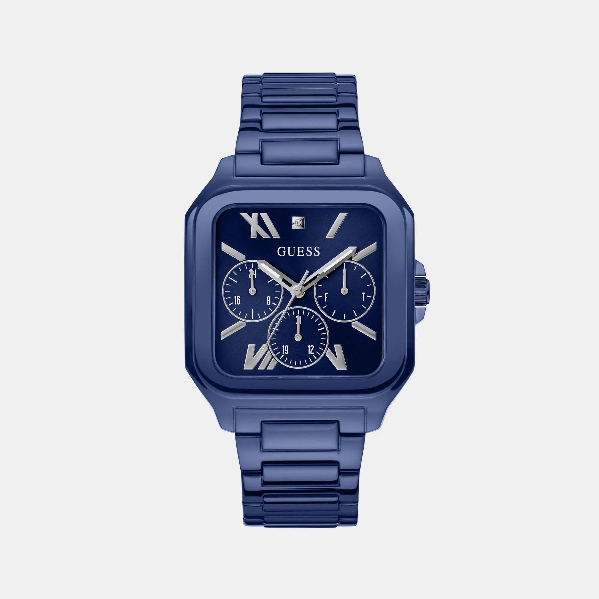 Men's Blue Chronograph Stainless Steel Watch GW0631G3