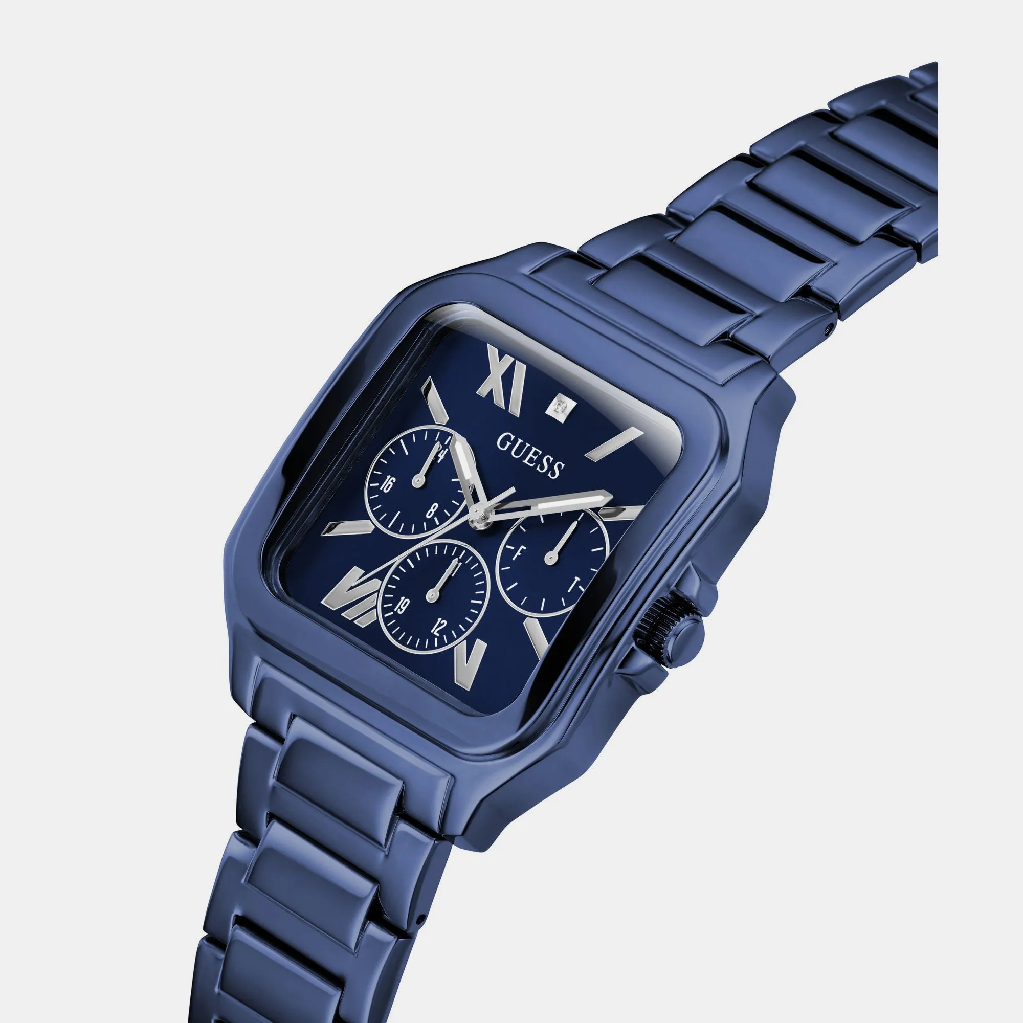 Men's Blue Chronograph Stainless Steel Watch GW0631G3