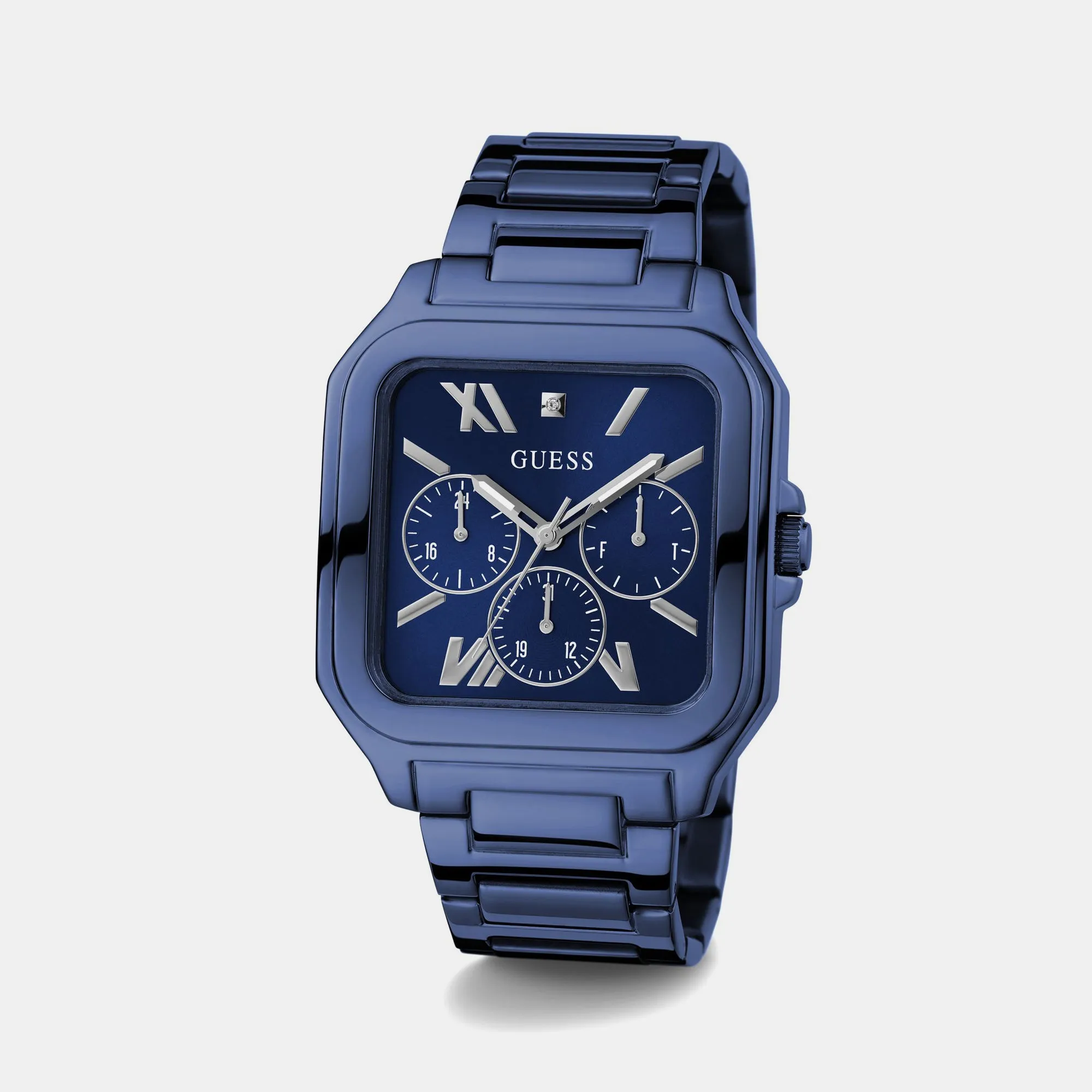 Men's Blue Chronograph Stainless Steel Watch GW0631G3