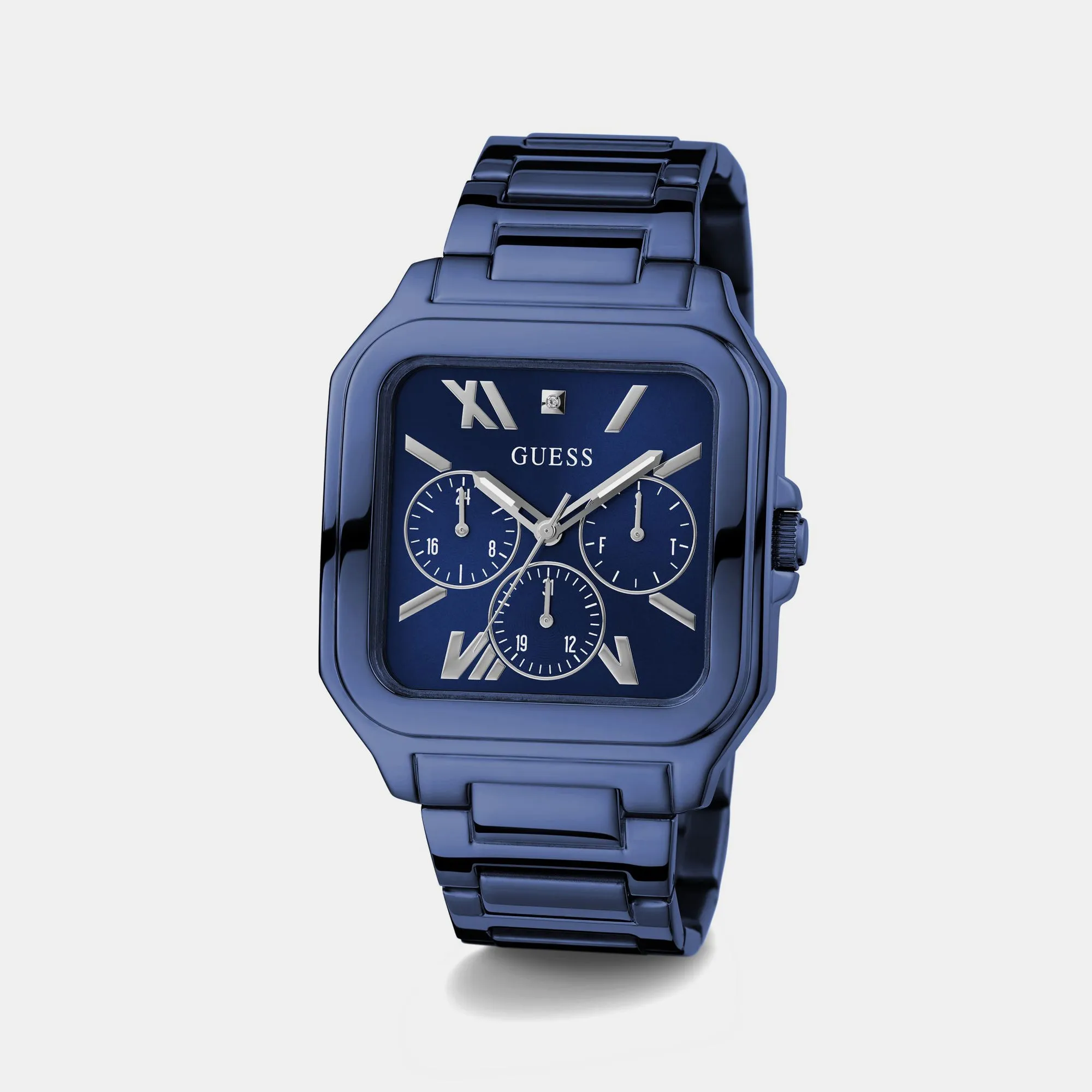 Men's Blue Chronograph Stainless Steel Watch GW0631G3