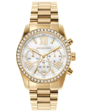 Michael Kors - Lexington Lux Chronograph Gold-Tone Stainless Steel Watch - MK7241 - 787973