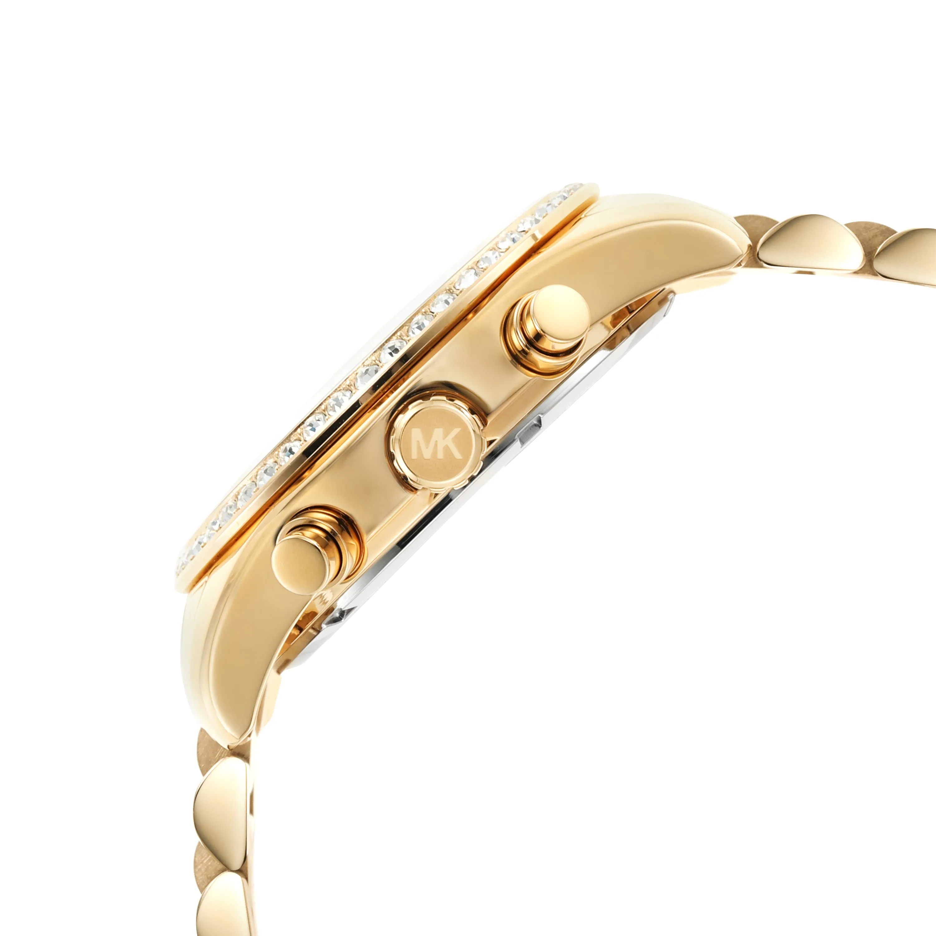 Michael Kors - Lexington Lux Chronograph Gold-Tone Stainless Steel Watch - MK7241 - 787973