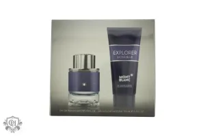 Mont Blanc Explorer Ultra Blue Gift Set 60ml EDP   100ml Shower Gel