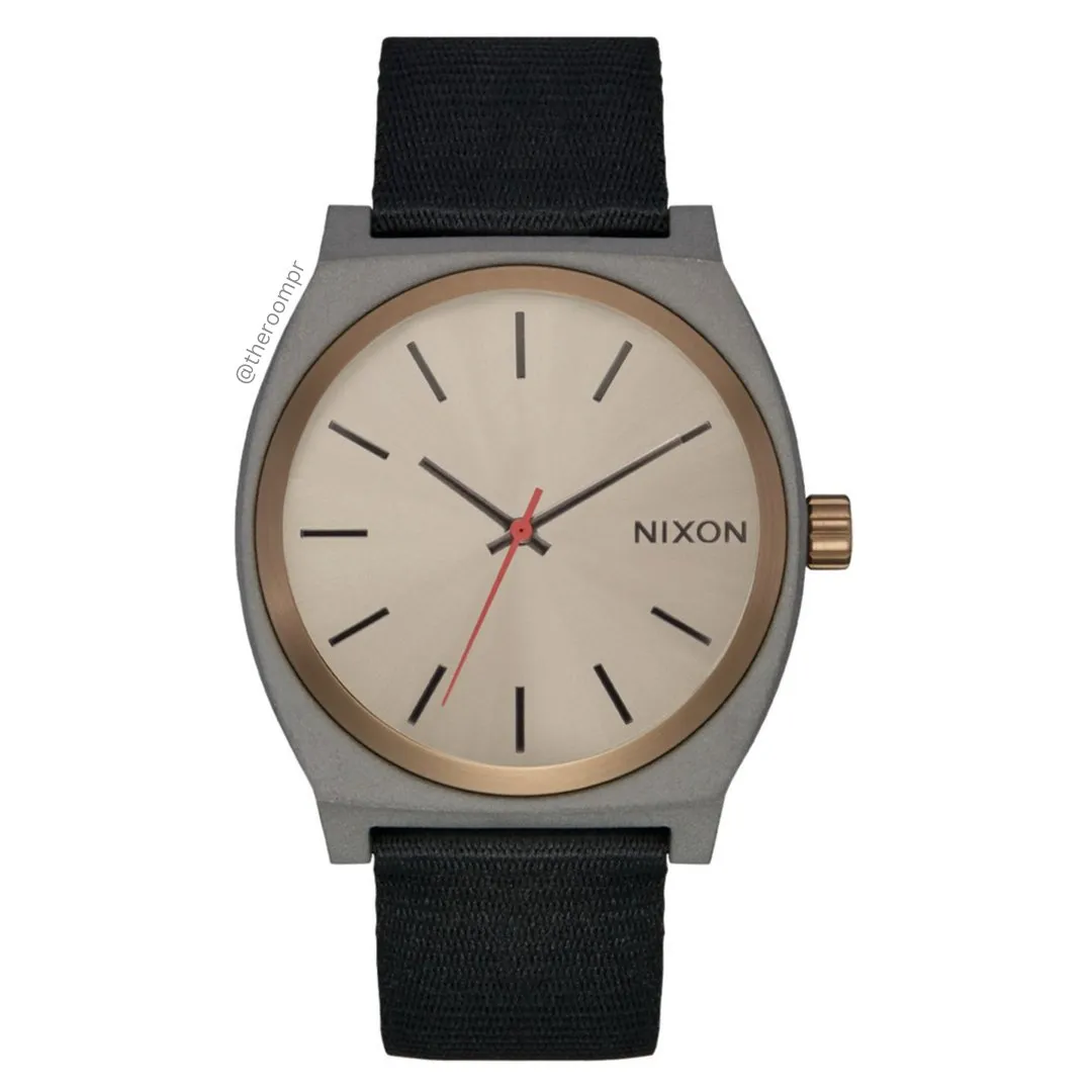 Nixon "Time Teller" Nylon - Dark Gray / Pumice / Black