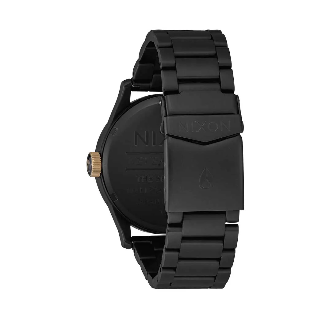 Nixon Sentry SS Watch - Matte Black/Gold