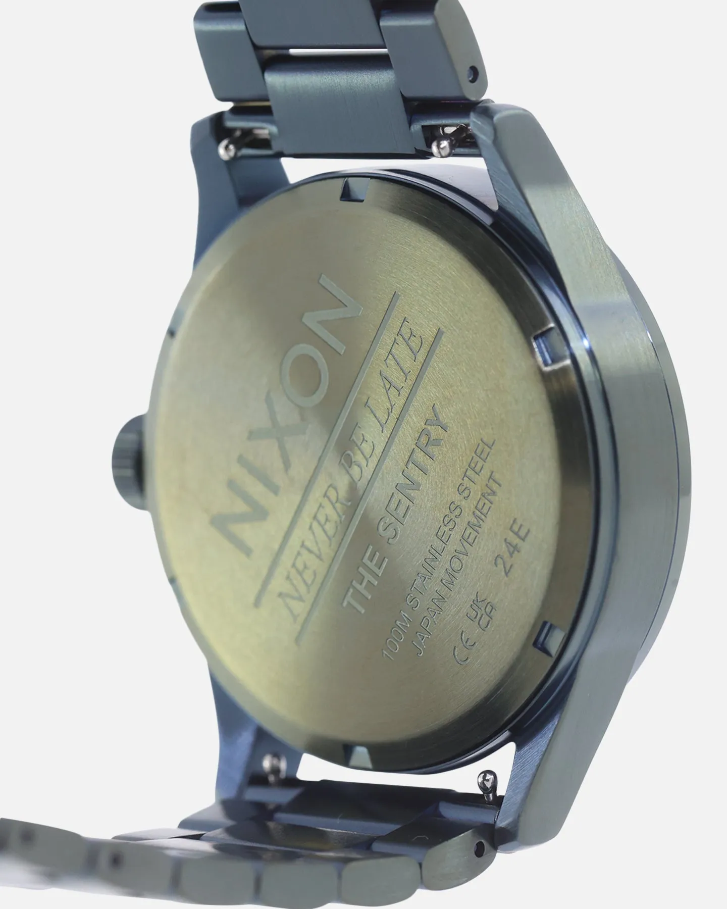 Nixon Sentry Stainless Steel Dark Olive/Black