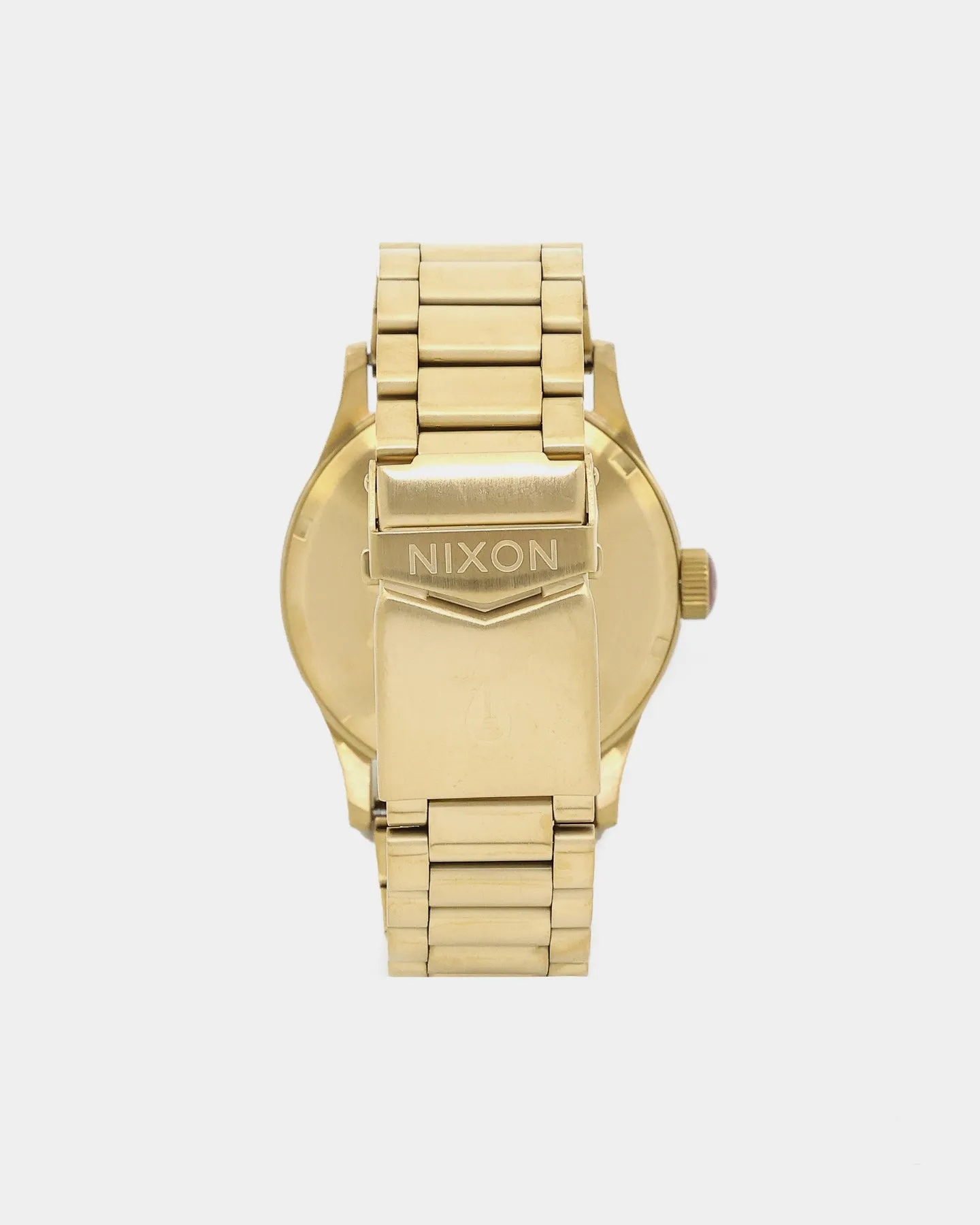 Nixon Sentry Stainless Steel Watch Gold/Oxblood