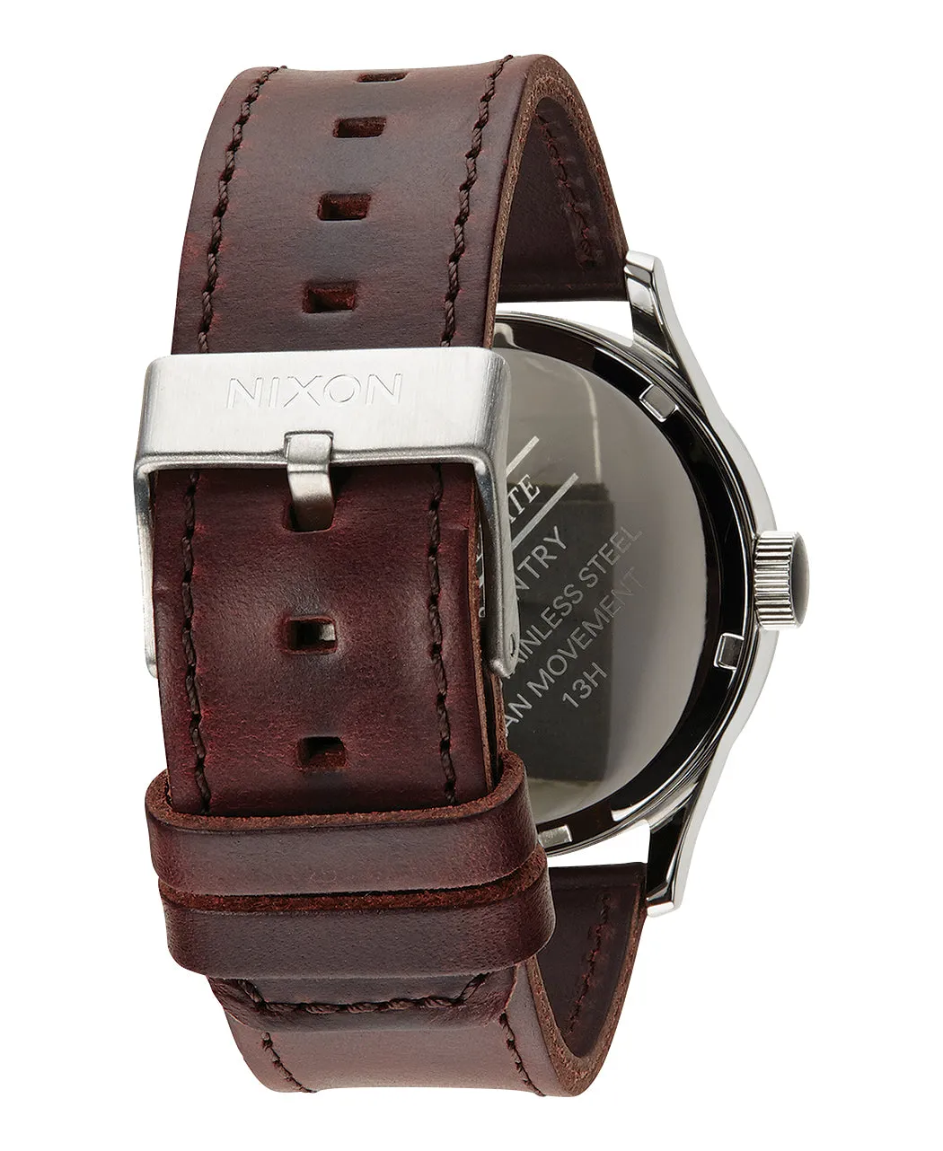 Nixon The Sentry Leather Watch