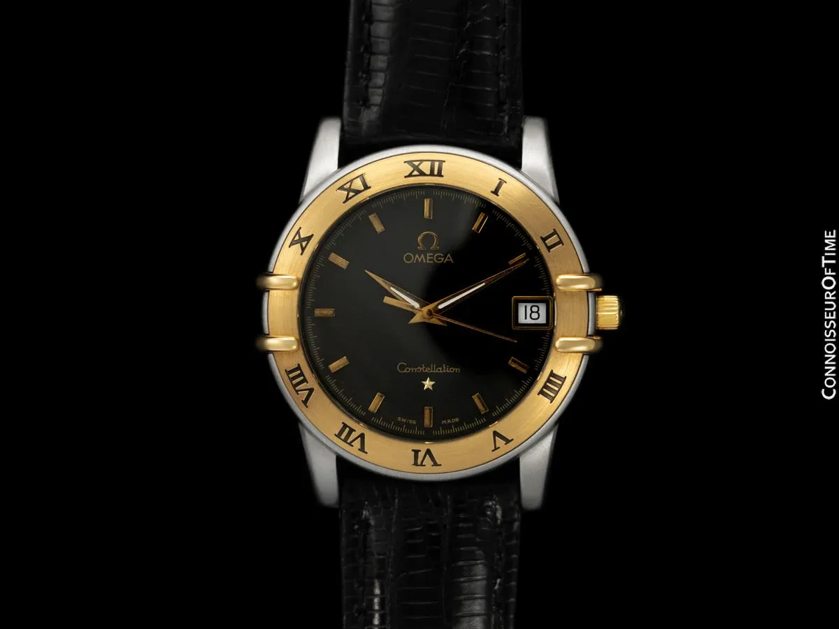 Omega Constellation Manhattan Mens Watch - Stainless Steel & 18K Gold
