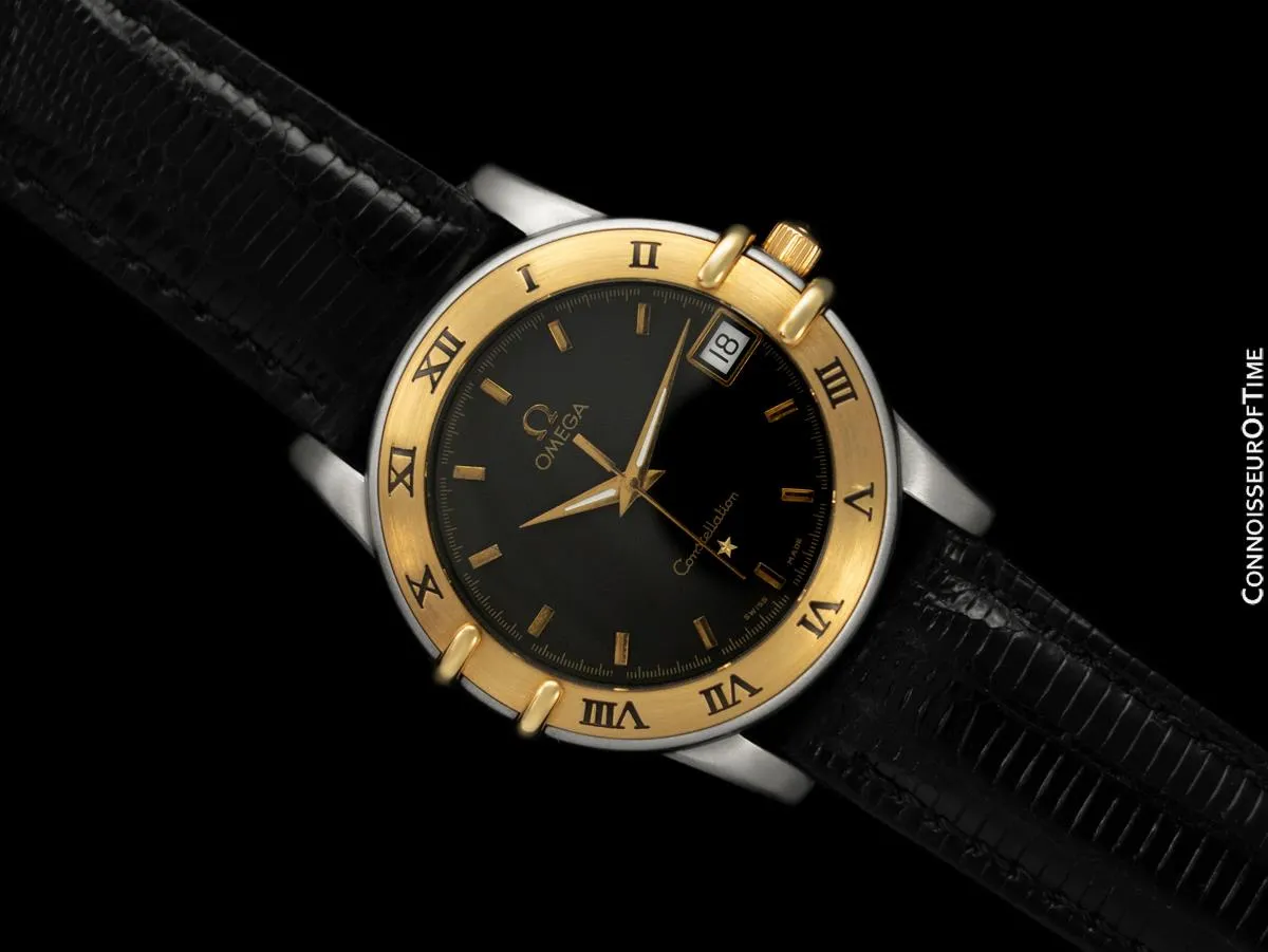 Omega Constellation Manhattan Mens Watch - Stainless Steel & 18K Gold