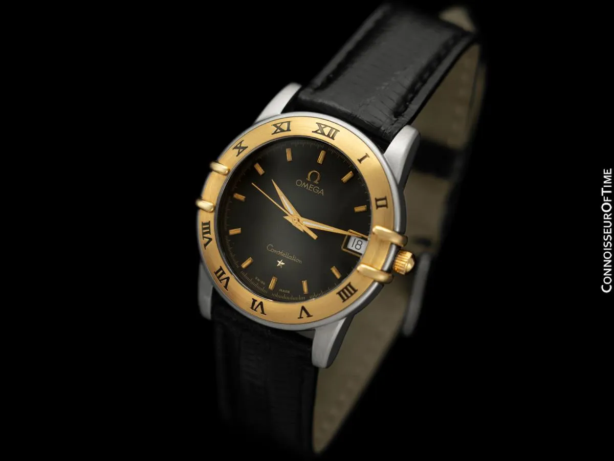 Omega Constellation Manhattan Mens Watch - Stainless Steel & 18K Gold